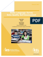 Home Language Survey Data Quality Self-Assessment