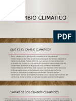 Cambio Climatico