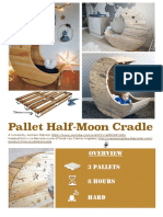 DIY Tutorial Pallet Half Moon Cradle 1001pallets