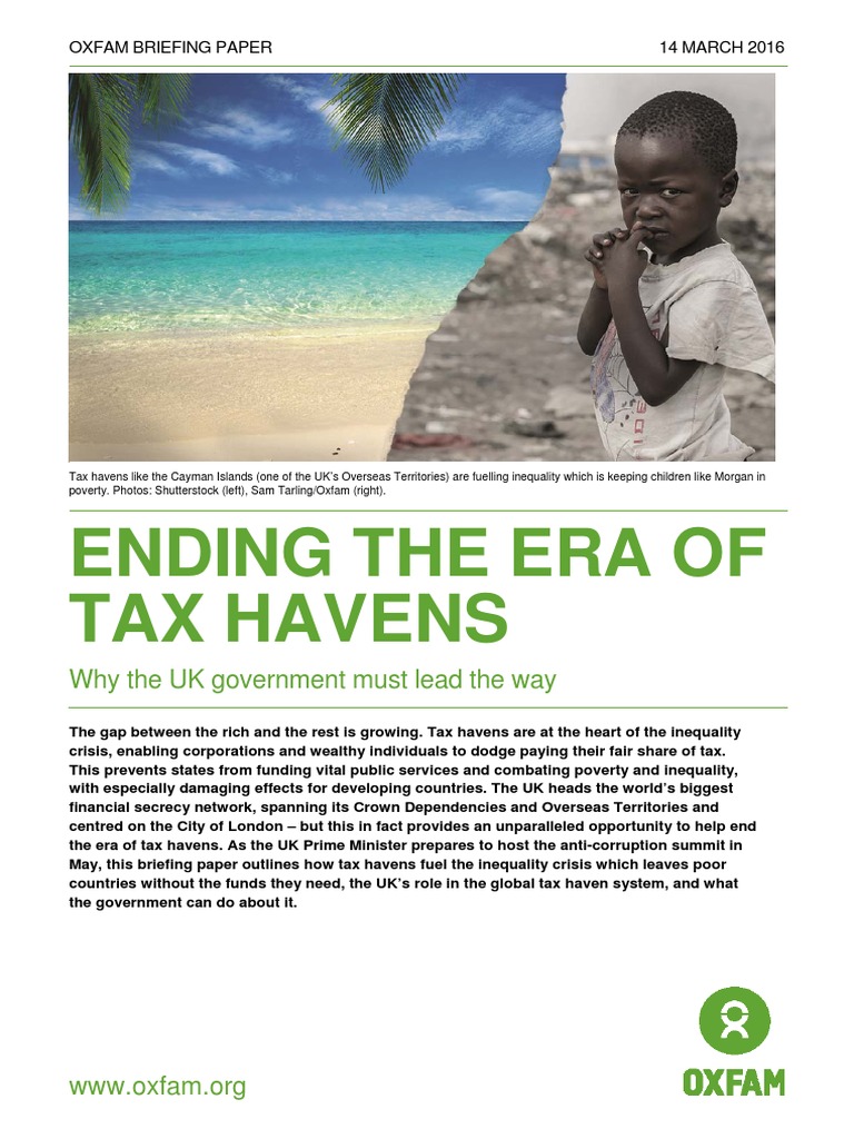 Ending the Era of Tax Havens Why the UK government must lead the way