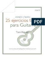25 Ejercicios para Guitarra