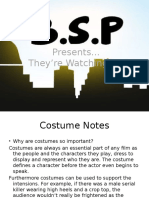 Costume Notes PPF