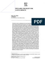 Questionnaire Checklist For Cumulative Impacts PDF