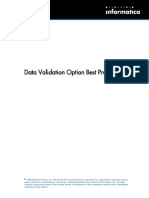 Data Validation Option BestPractices