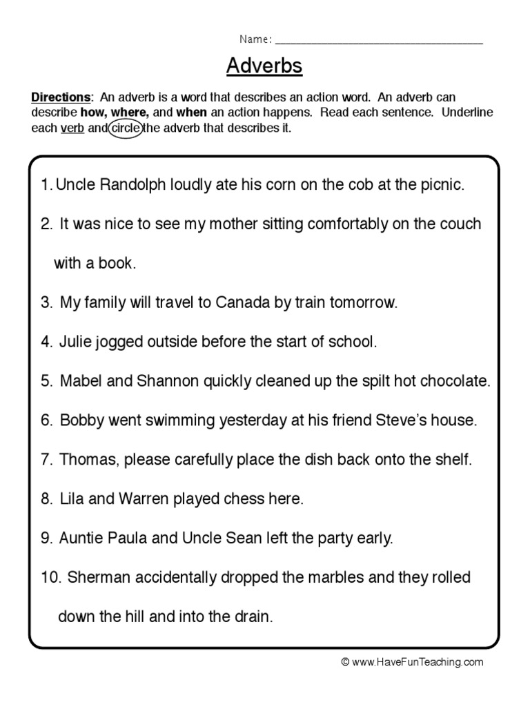 adverb-worksheet-2