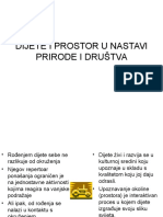 Dijete I Prostor U Nastavi Prirode I Drustva