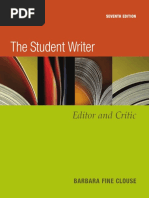 The Student Writer 7th Edition 2006 PDF | PDF | Verb | Pronoun