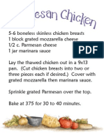 Parmesan Chicken