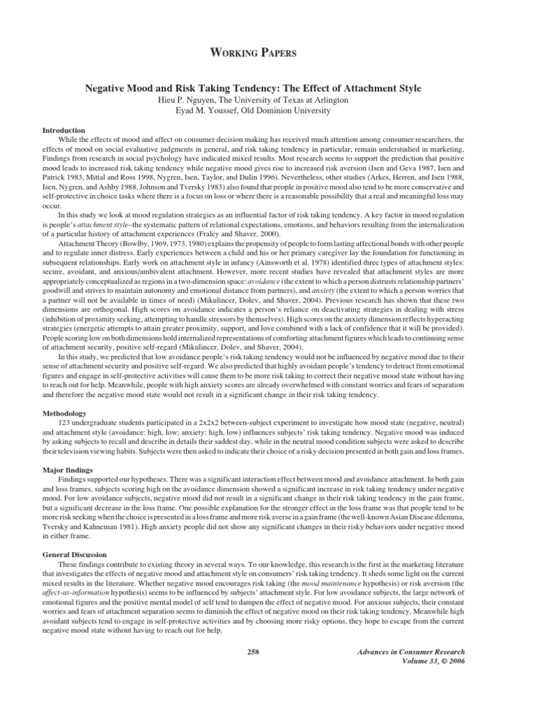 Attachment theory pdf picture