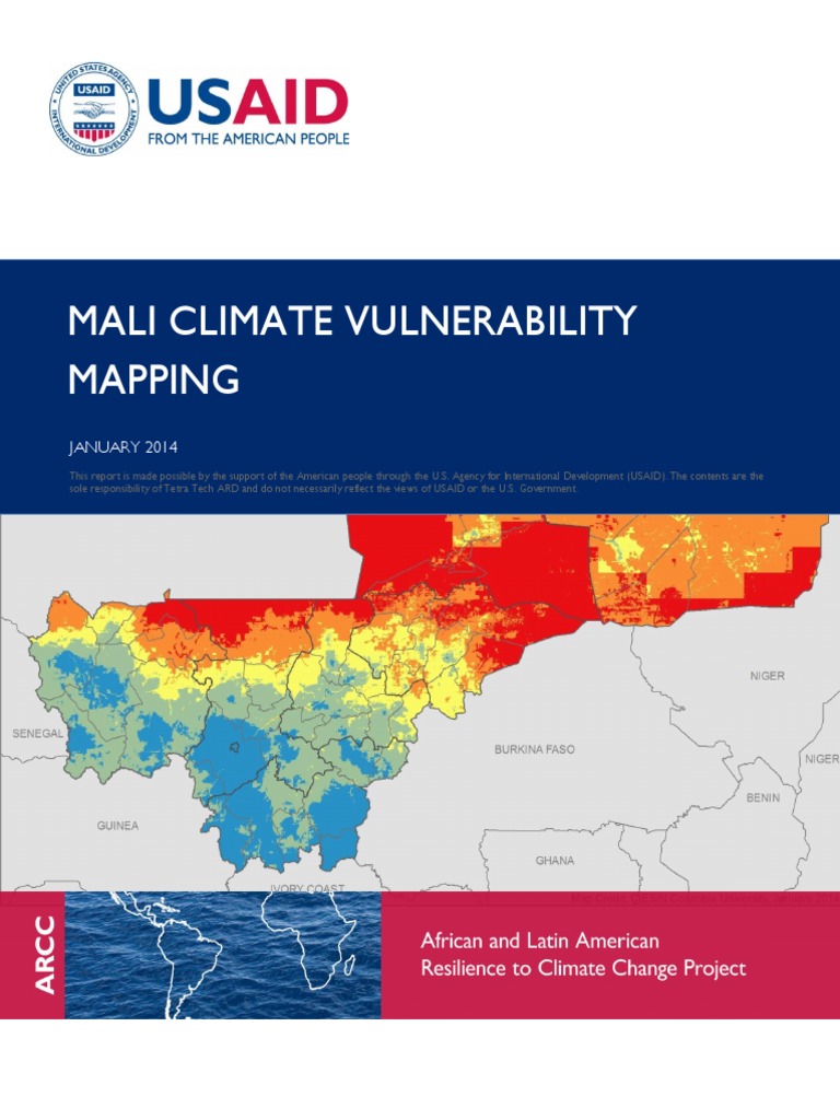 Mali Climate Vulnerability Mapping Pdf Pdf