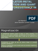 Insulator-metal Transition and Giant Magnetoresistance In