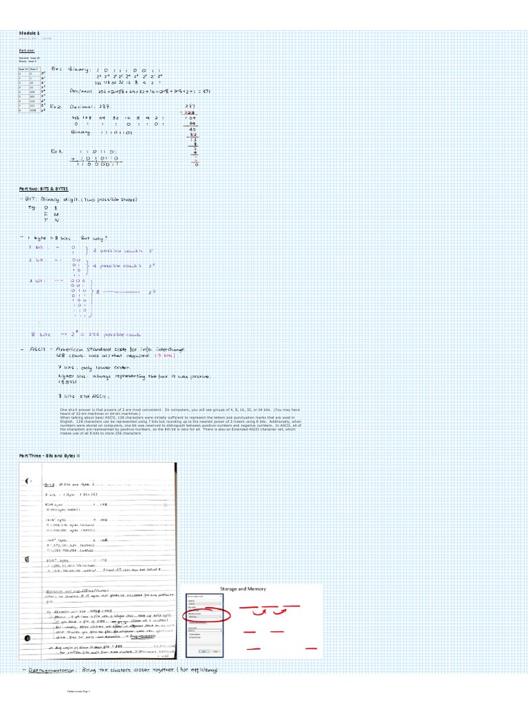 Understanding Bits, Bytes, and ASCII | PDF