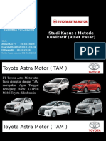 Forcasting Toyota Kualitatif Riset Pasar