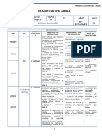 Planificación anual de Educación Tecnológica 5° grado 2015