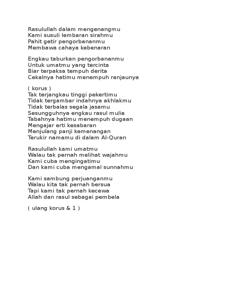 Hijjaz Rasulullah Chord