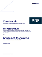 British Gas Memorandums and Articles of Assosiation PDF