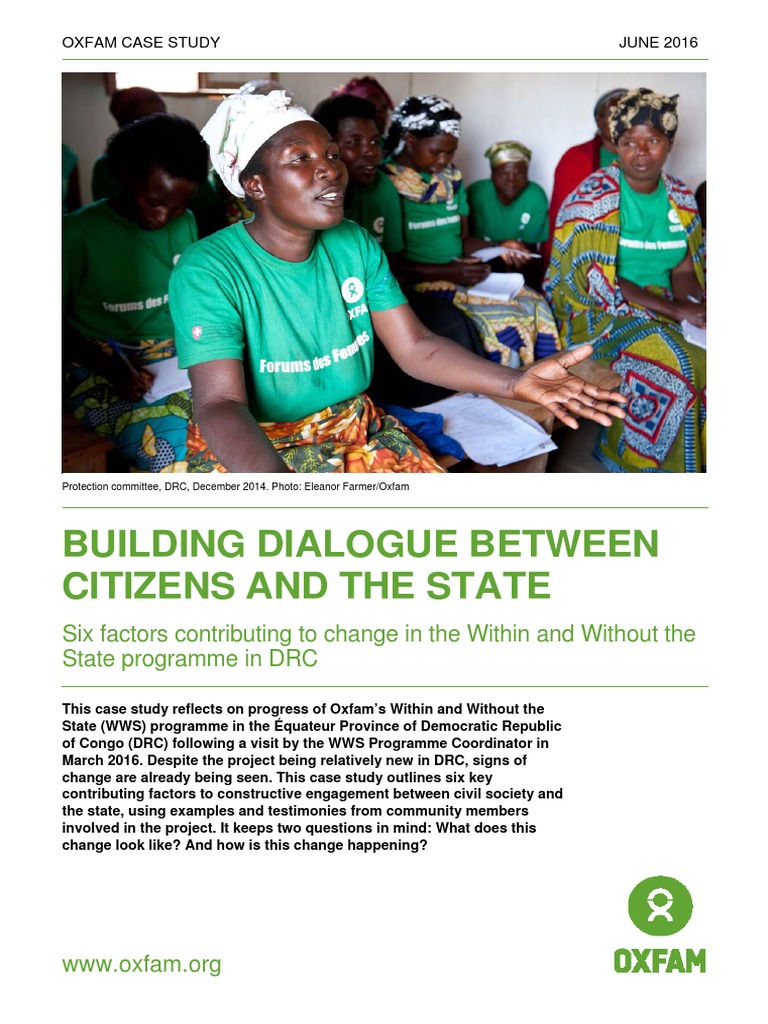 Building Dialogue Between Citizens and The State: Six Factors ...