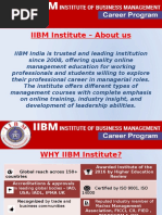 IIBM Institute Presentation