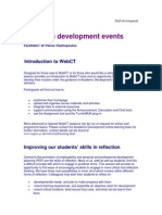 Academic Development Events