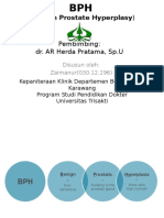 (Benign Prostate Hyperplasy) : Pembimbing: Dr. AR Herda Pratama, Sp.U