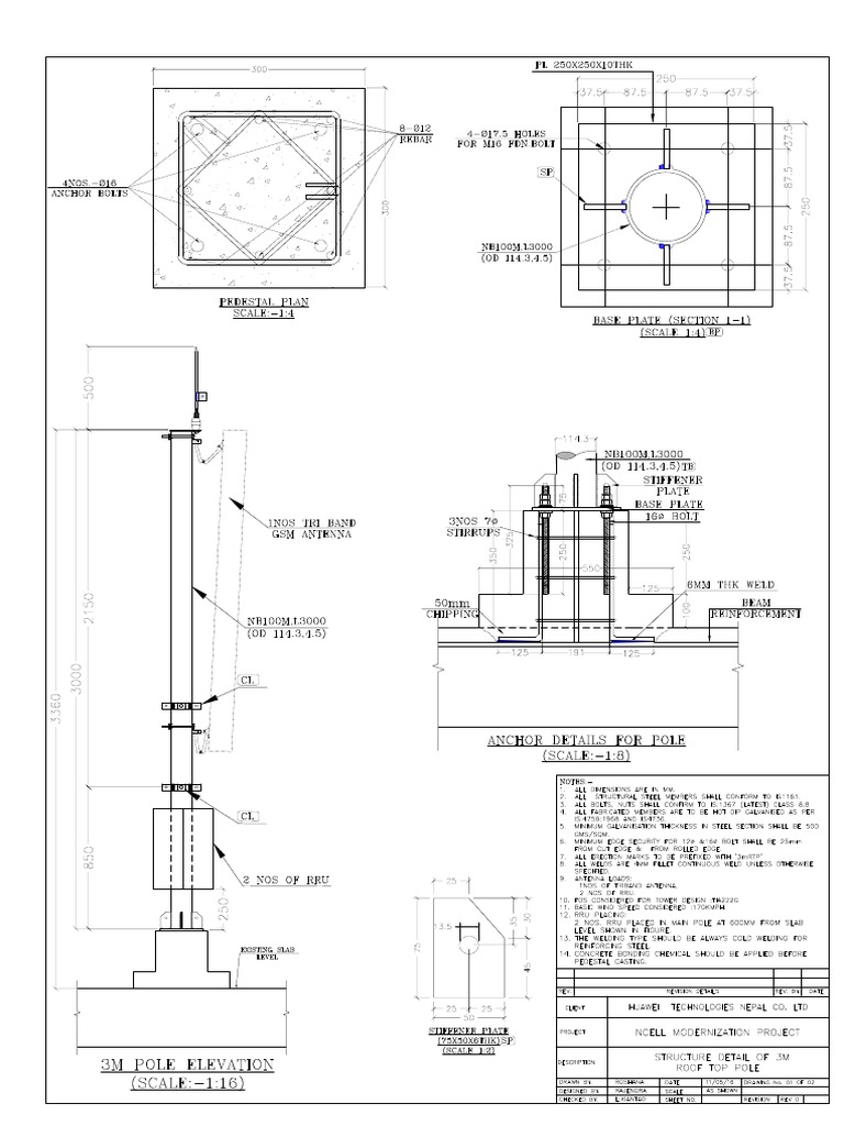 3m RTP Design Drawing and Bom | PDF | Economic Sectors | Components