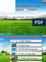 Agricultural Weather Index Insurance in Thailand