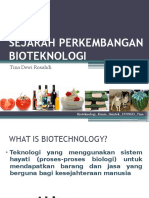 Sejarah Perkembangan Bioteknologi Ok