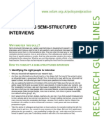 Conducting Semi-Structured Interviews