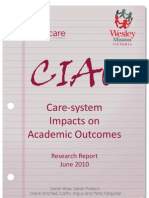 Care-system Impacts on Academic Outcomes