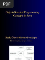 Object-Oriented Programming Concepts in Java