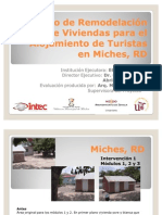 Proyecto de Remodelación de Viviendas para el Alojamiento