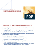 5HSE Competence Assurance Changes To PDO Approach V5