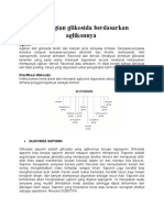 Pembagian Glikosida Berdasarkan Aglikonnya