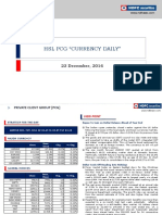 HSL PCG "Currency Daily": 23 December, 2016