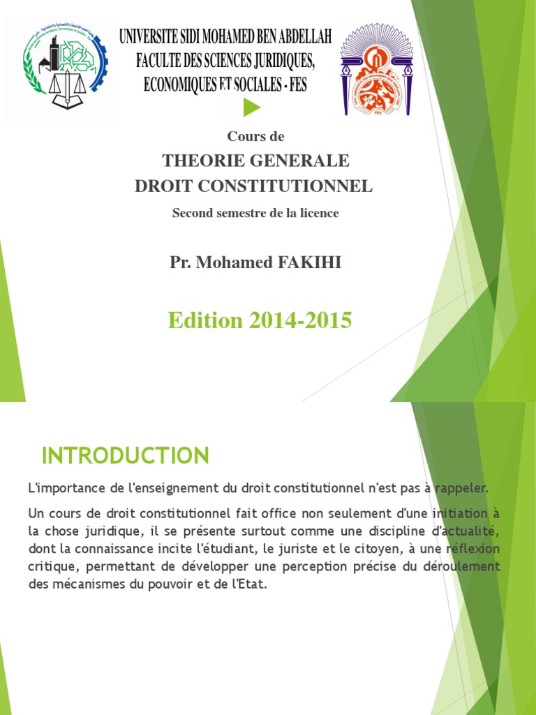 DROITCONSTITUTIONNEL.pdf  Législation  Constitution