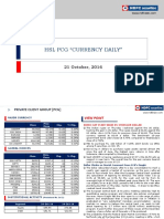 HSL PCG "Currency Daily": 21 October, 2016