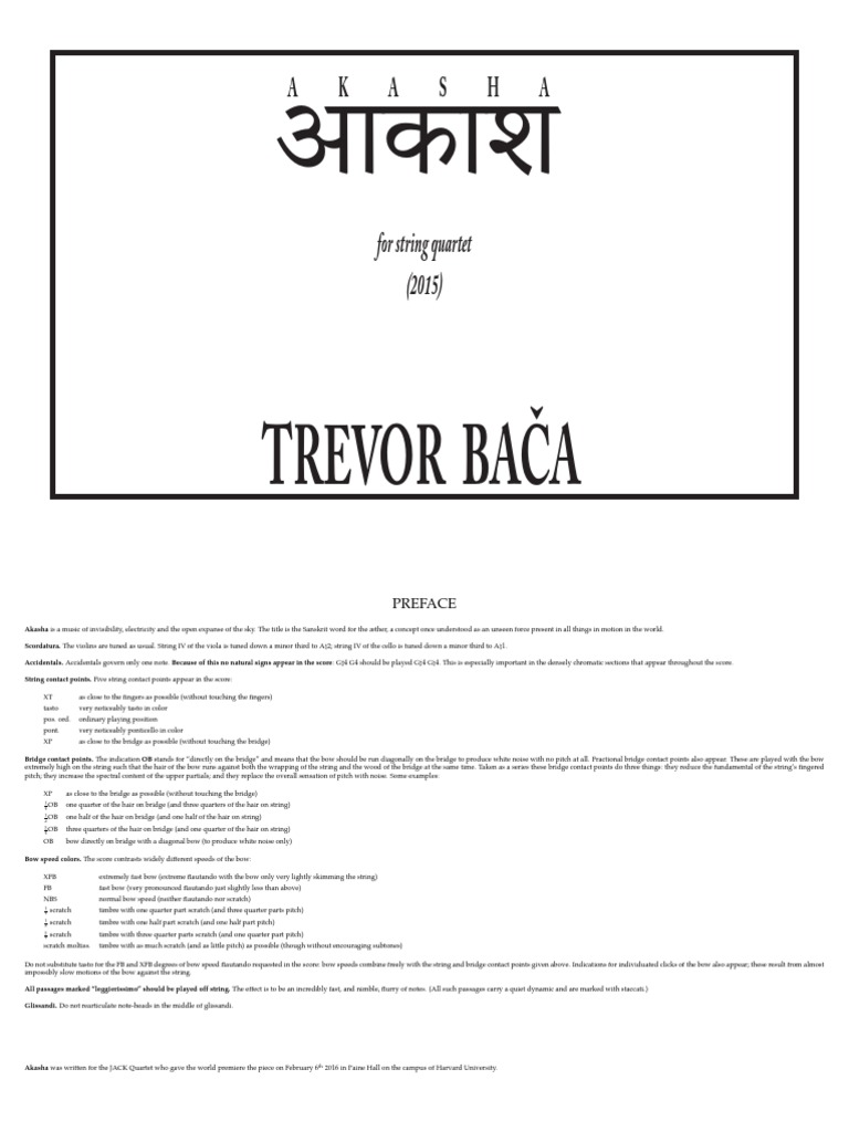Baca SQ | PDF | String Instruments | Elements Of Music