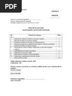 Fisa Evaluare Asistent Medical Comunitar