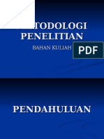 Metodologi Penelitian PPT Kuliah 1