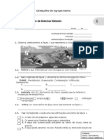 Ciclo da água e propriedades do ar