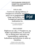 Vesting Prayers Tagalog