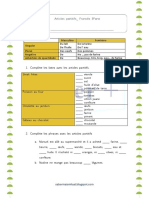  Articles Partitifs