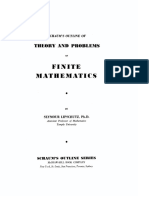Schaums - Finite Math