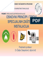 Osnovni Principi Specijalnih Zastitnih Instalacija