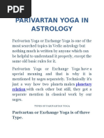 How To Read Parivartan Yoga in Astrology