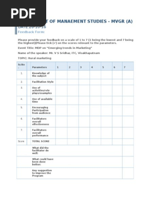 Feedback Form