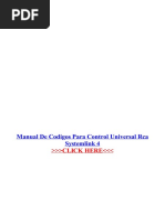 Download Manual de Codigos Para Control Universal Rca Systemlink 4 by Leopoldo Alexander Marcano Matute SN340919514 doc pdf