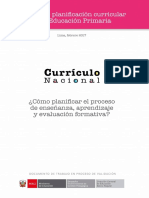 Cartilla Planificacion Curricular - documento de trabajo MINEDU