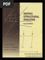 Matrix Structural Analysis 2nd Edition PDF