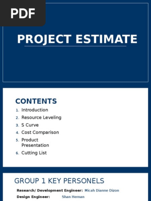 Construction Estimate